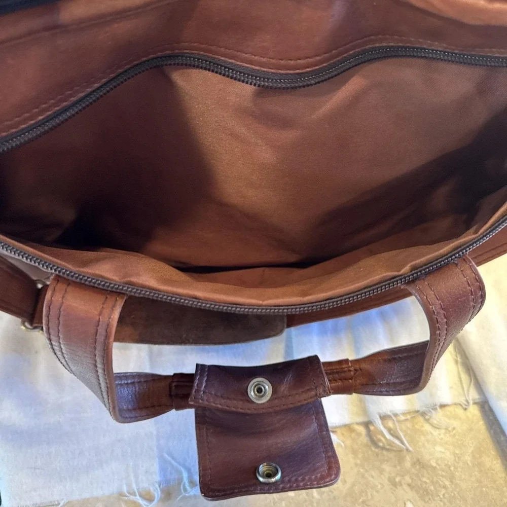 Vintage TUMI Brown Leather 17